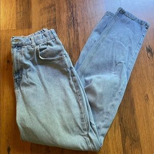 High waisted mom jeans